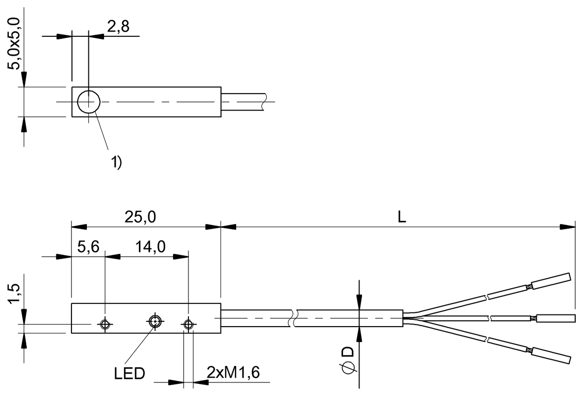 Inductive proximity switches and proximity sensors