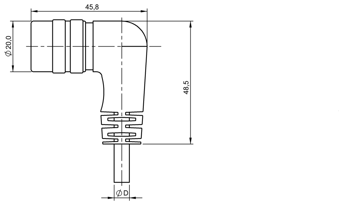 Single-ended cordsets