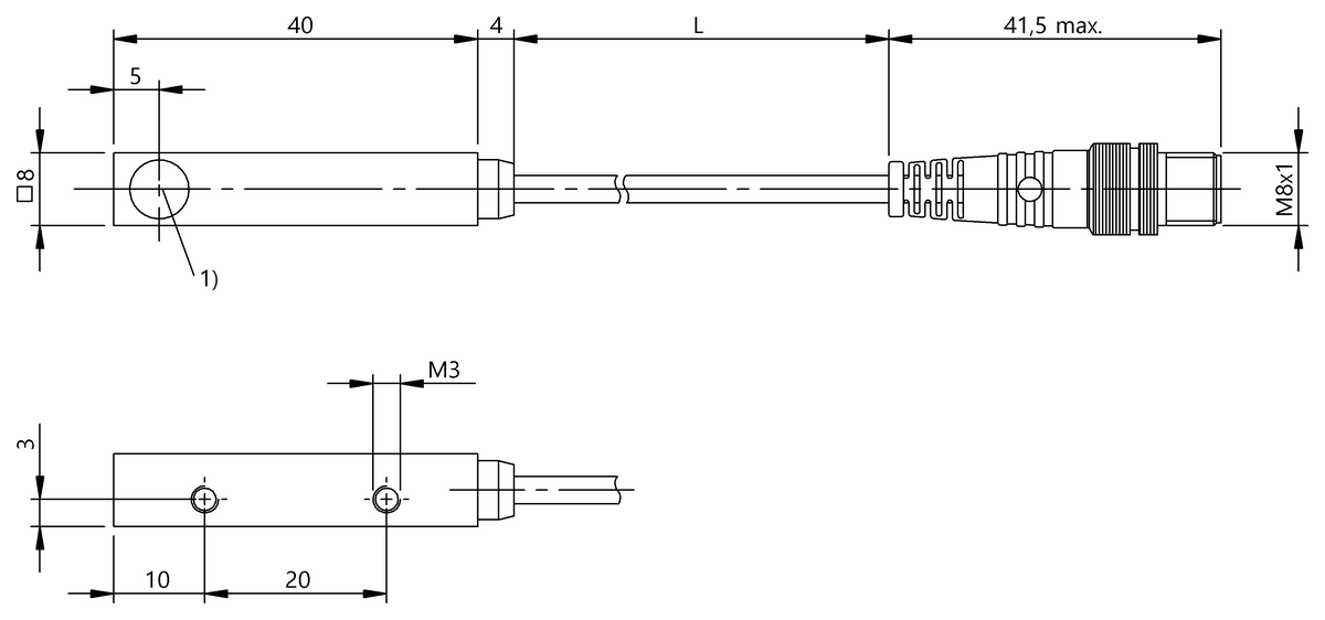 Through-beam sensors