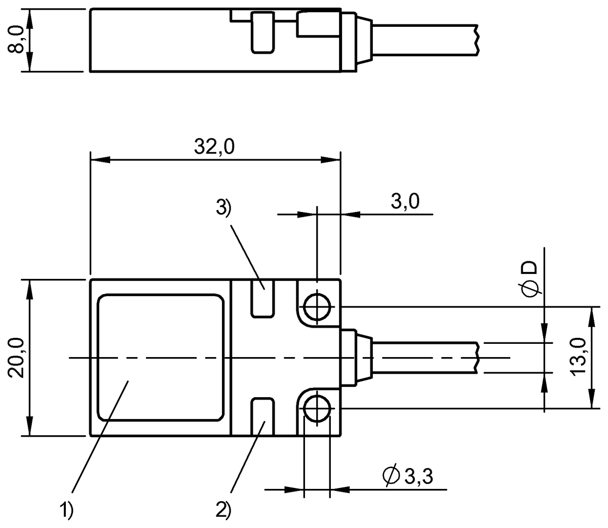Indukční bezdotykové spínače