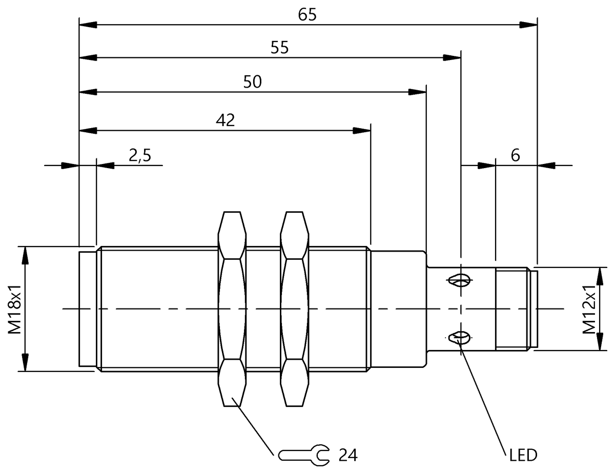 Inductive full-metal sensors