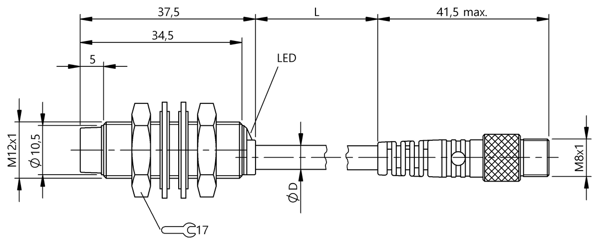 Inductive proximity switches and proximity sensors