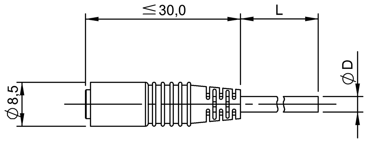 Single-ended cordsets