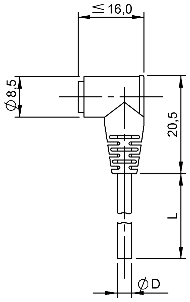 Single-ended cordsets