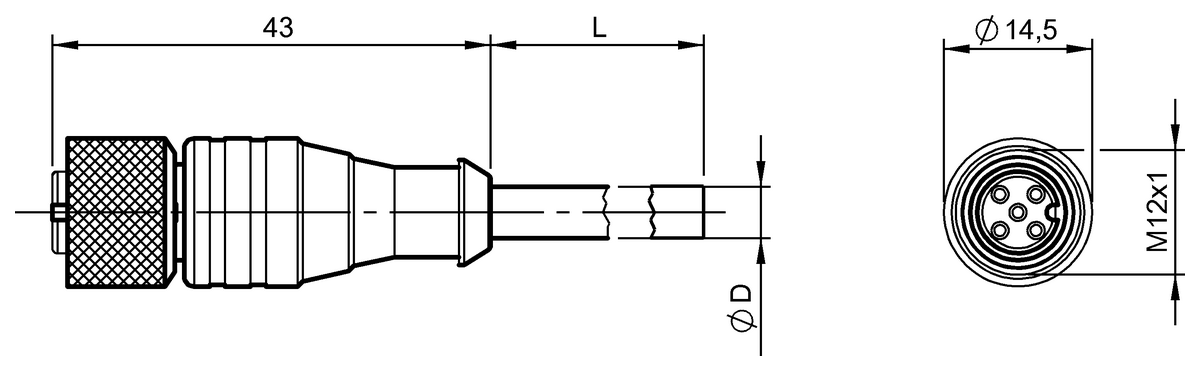 Single-ended cordsets