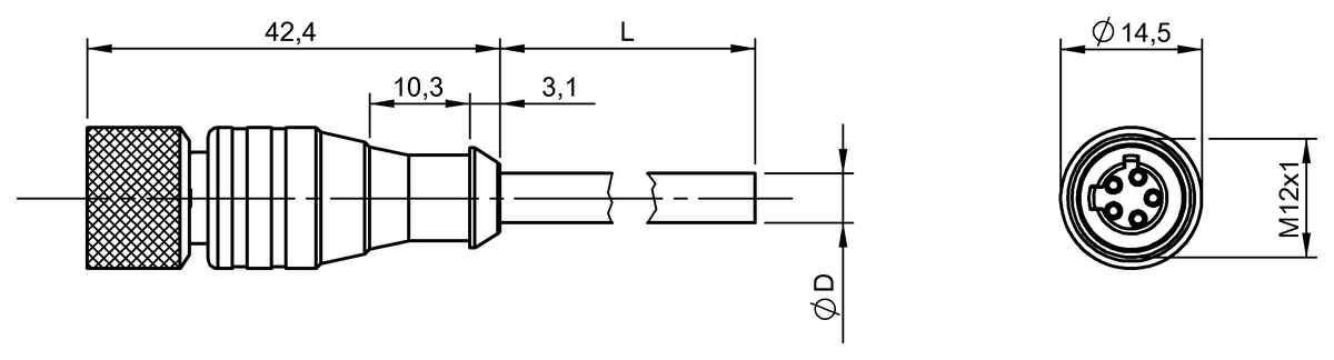 Single-ended cordsets