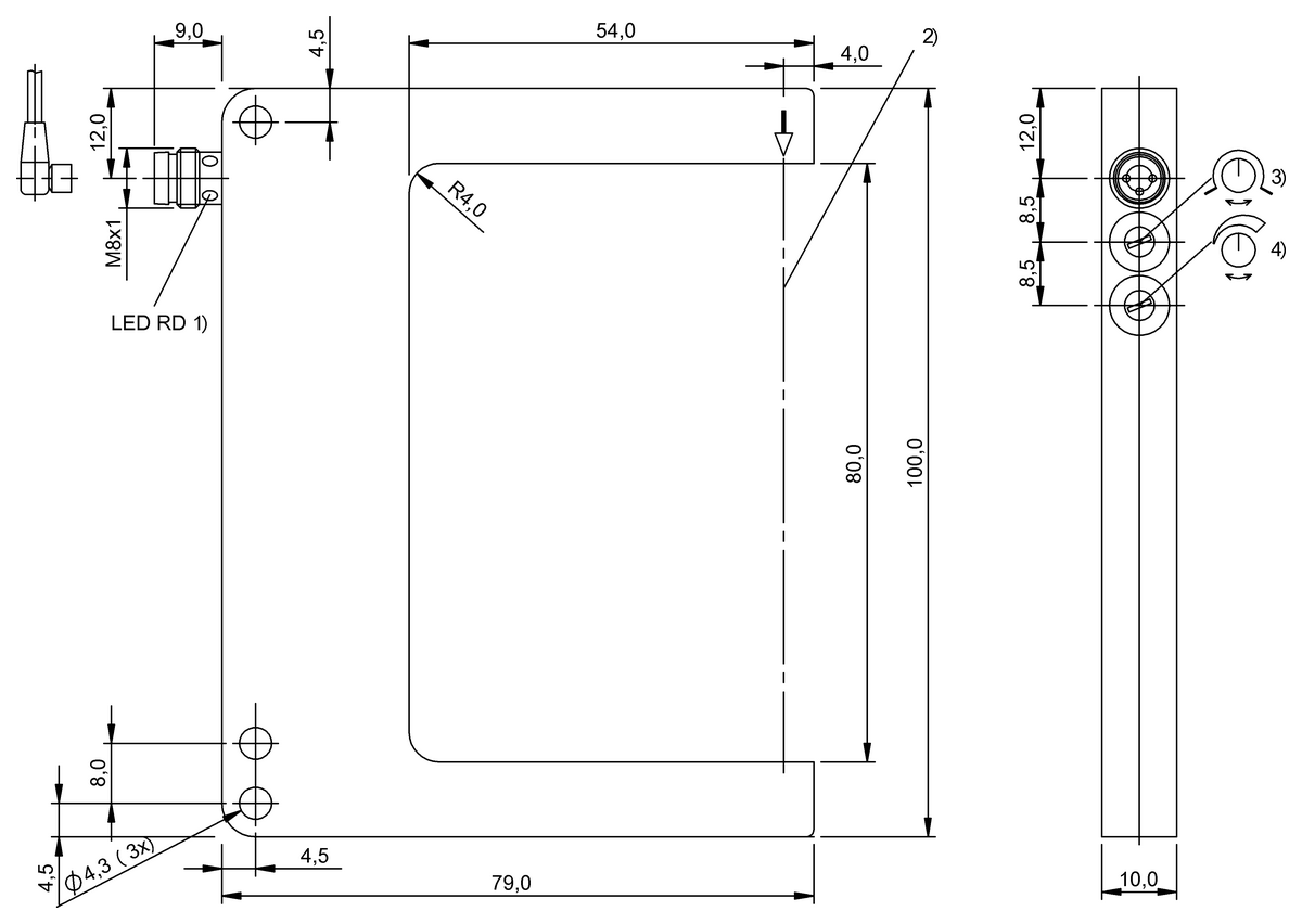 Çatal ışık bariyerleri ve açılı ışık bariyerleri