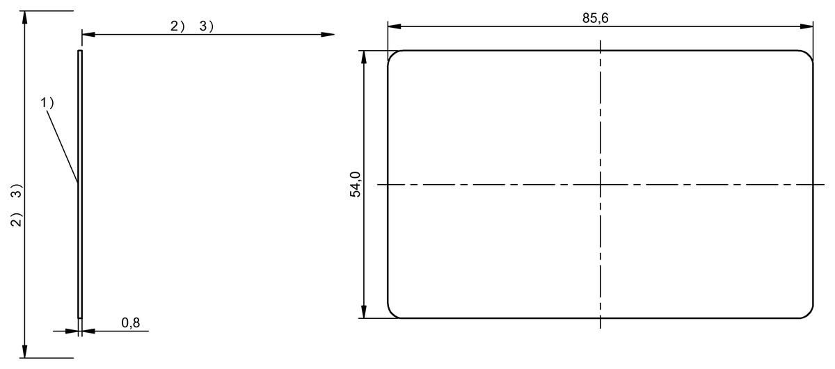 HF data carriers (13.56 MHz)
