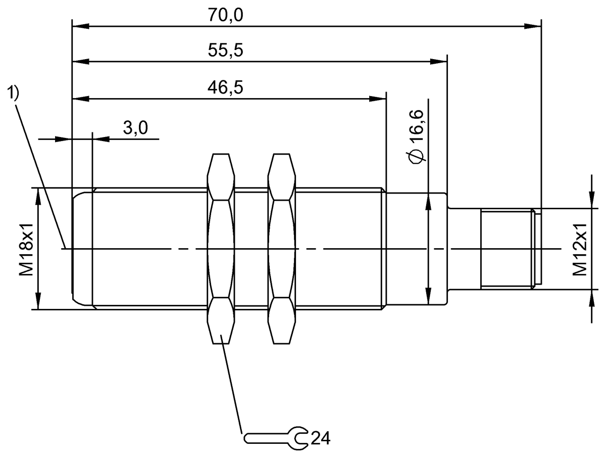 Barreras fotoeléctricas unidireccionales
