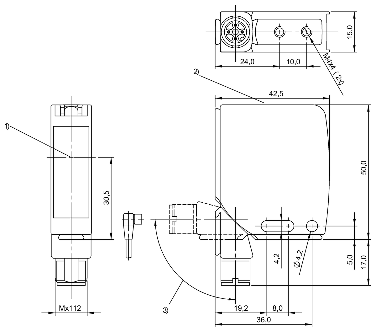 Through-beam sensors