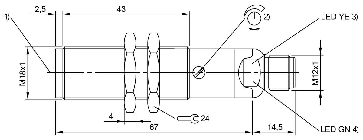 Through-beam sensors
