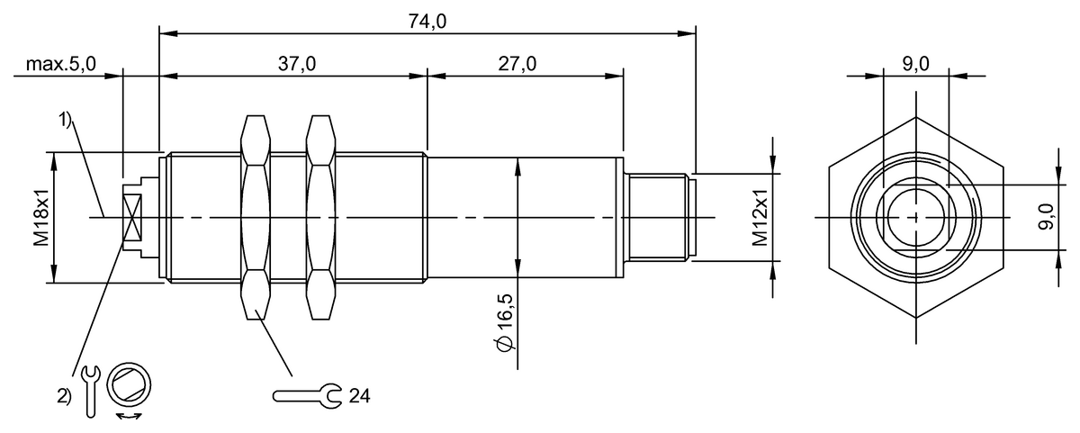 Through-beam sensors