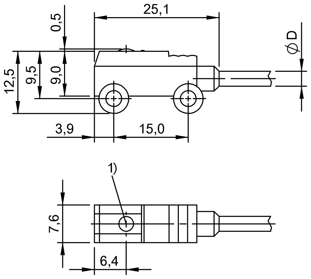 Through-beam sensors