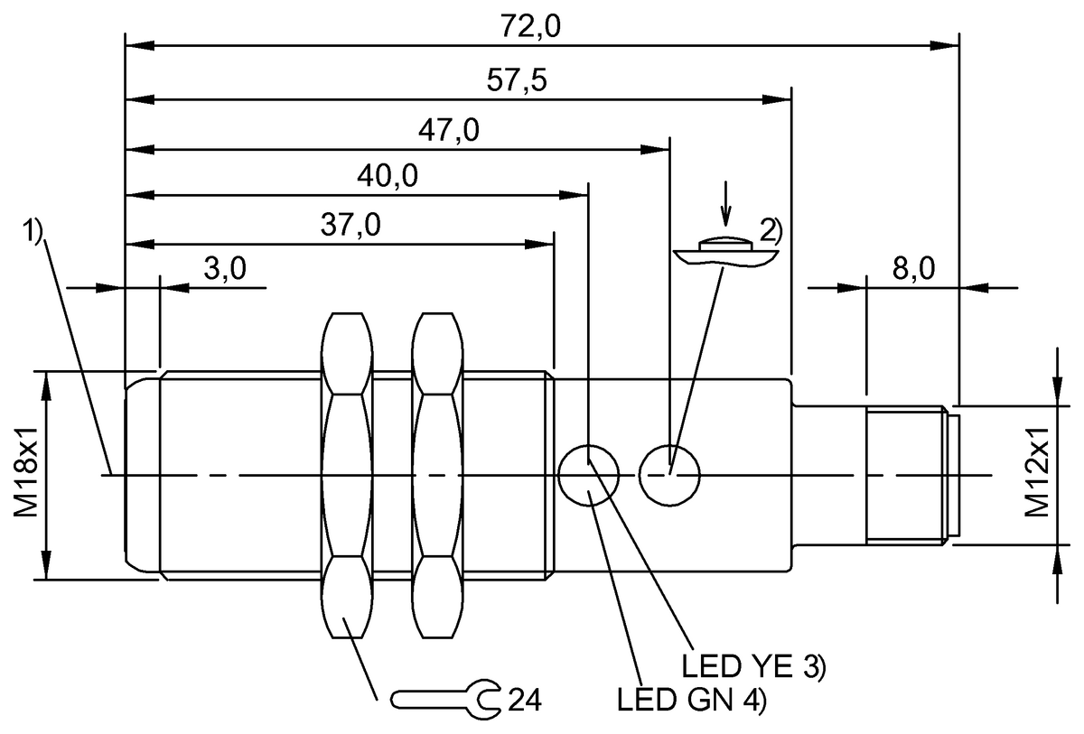 Through-beam sensors