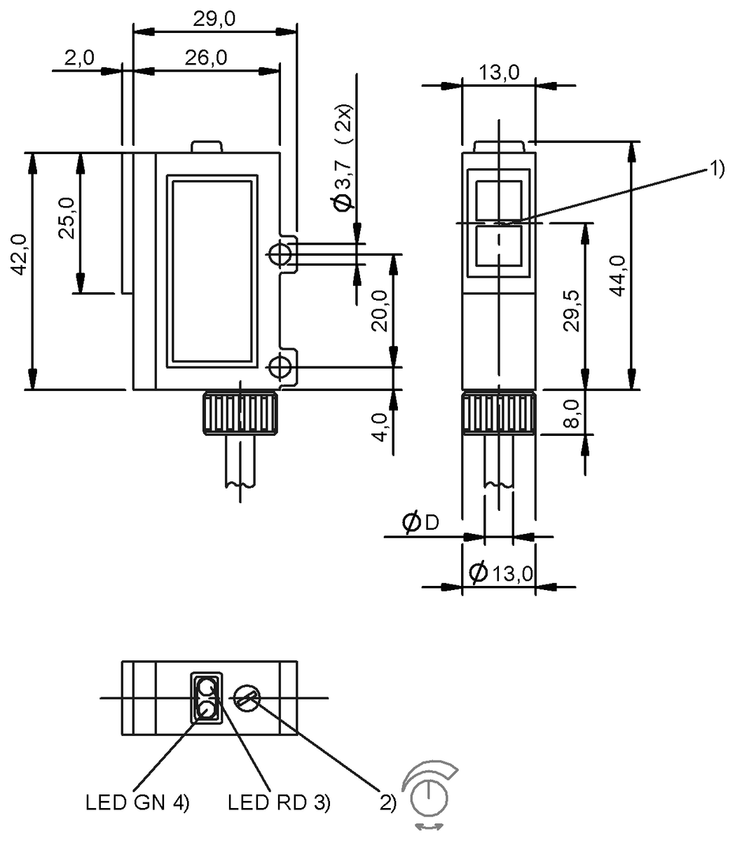 Czujniki refleksyjne