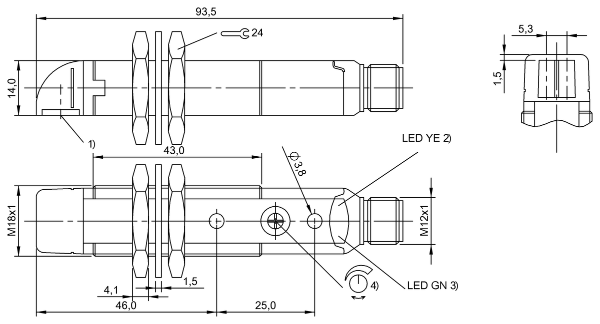 Diffuse sensors