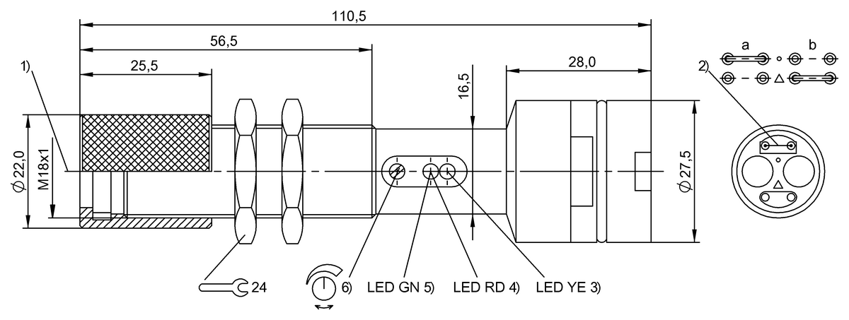 Diffuse sensors