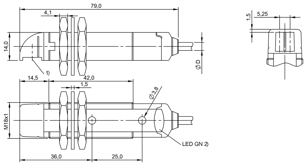 Diffuse sensors