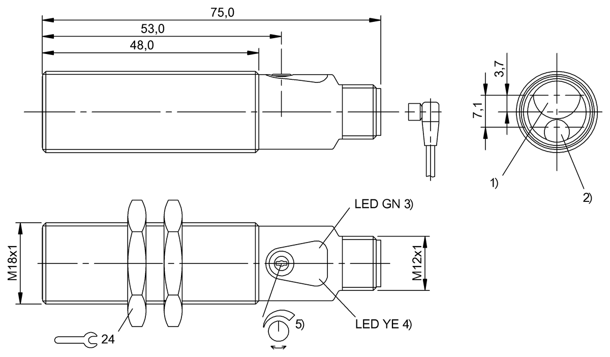 Diffuse sensors