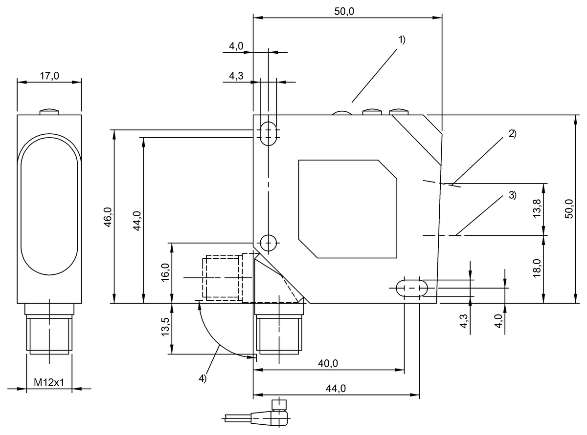 Photoelectric distance sensors