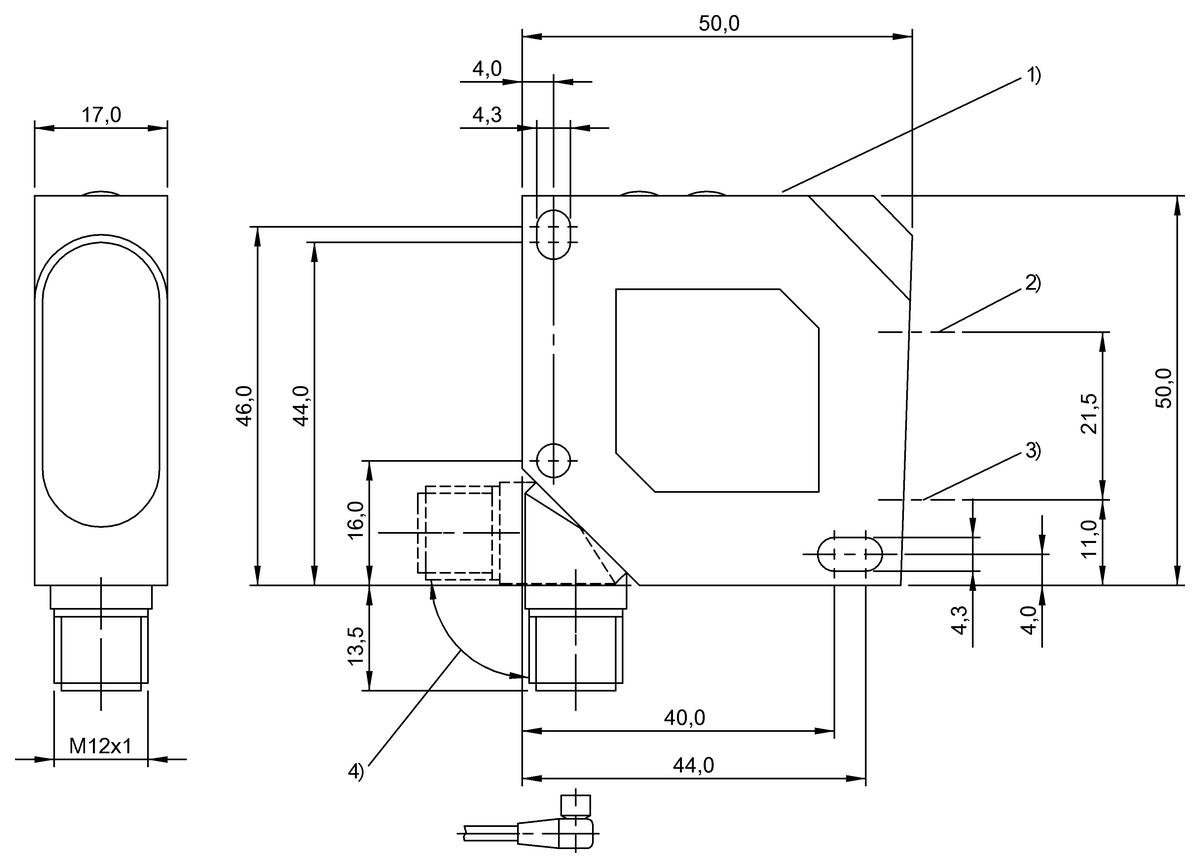 Photoelectric distance sensors