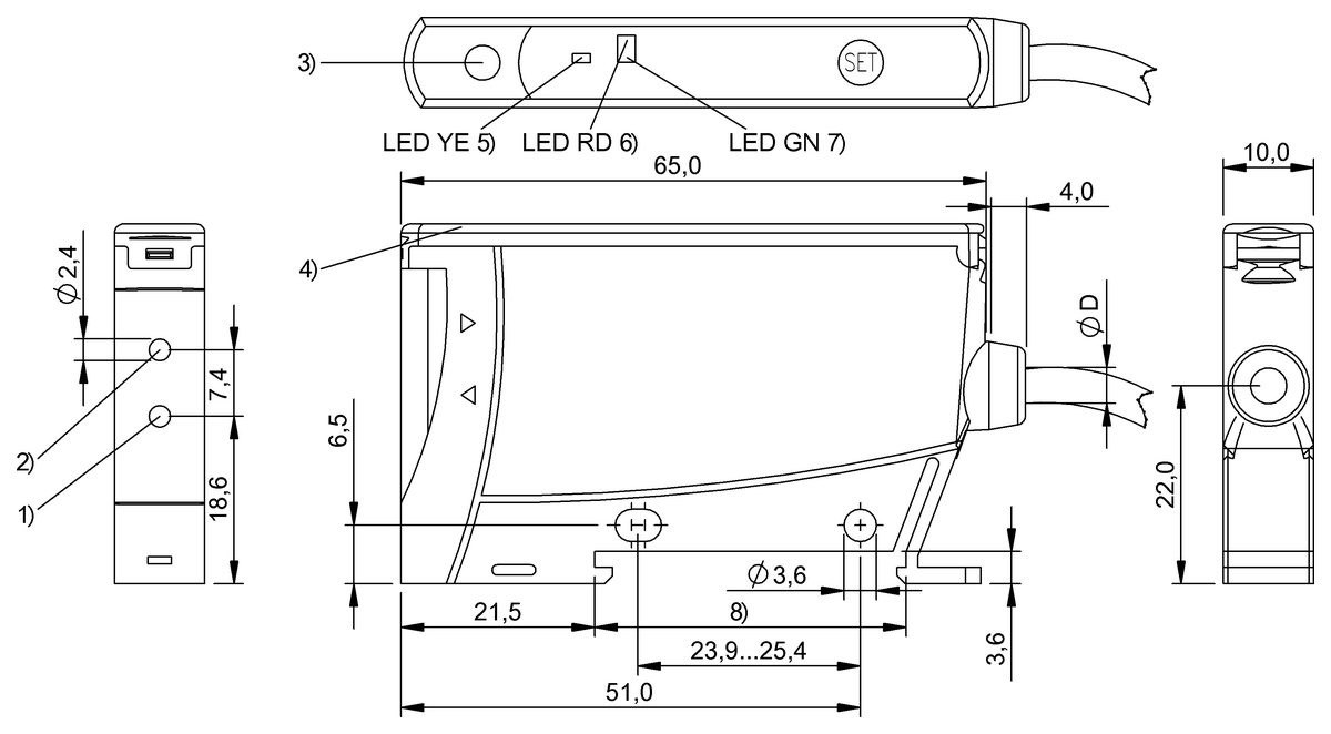 Fiber-based devices for plastic and glass fibers