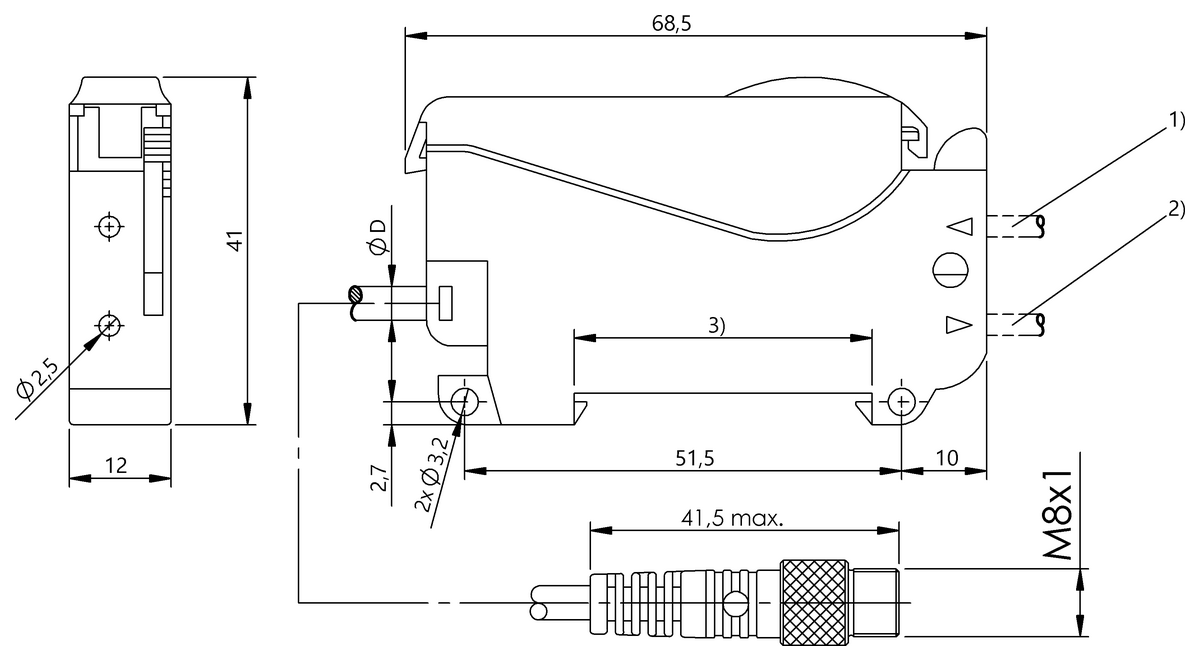 Fiber-based devices for plastic and glass fibers