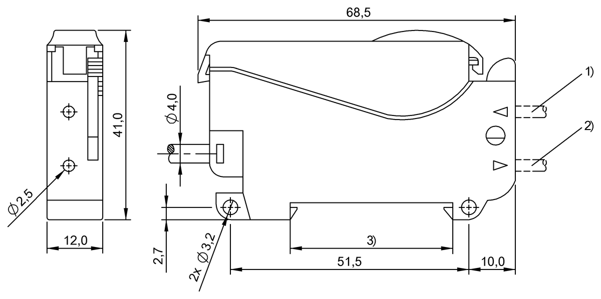 Fiber-based devices for plastic and glass fibers