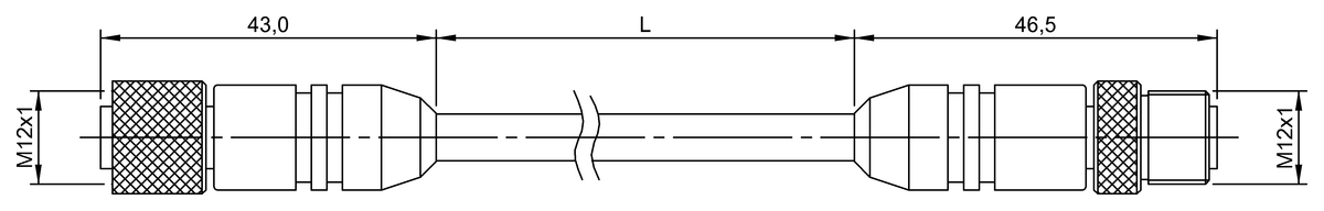 Double-ended cordsets