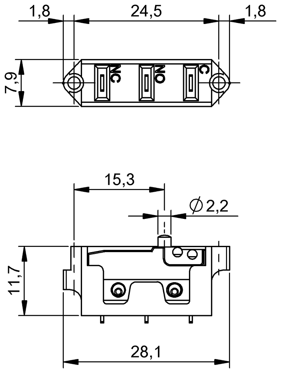 Mechanische Einzelpositionsschalter