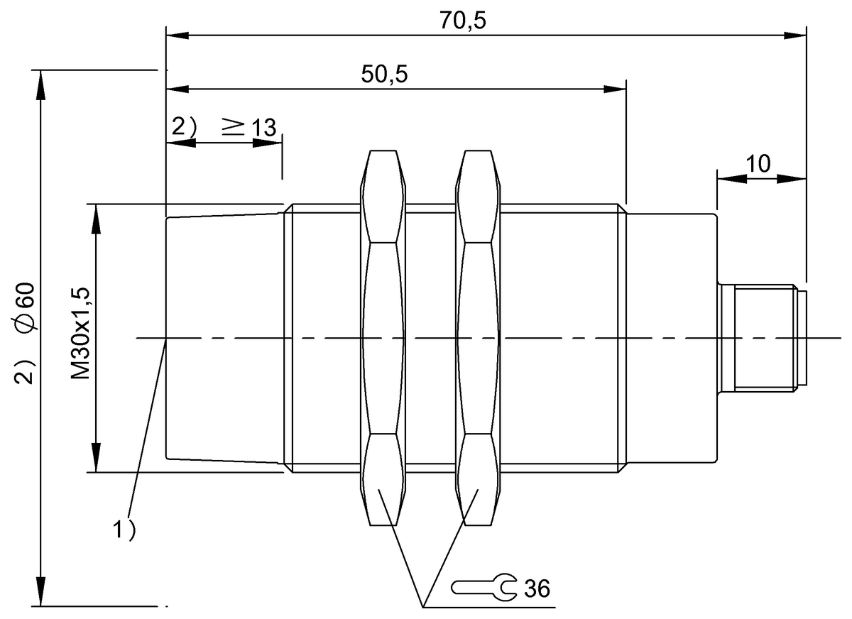 Cabeças de Leitura/Escrita LF e antenas (70/455 kHz)