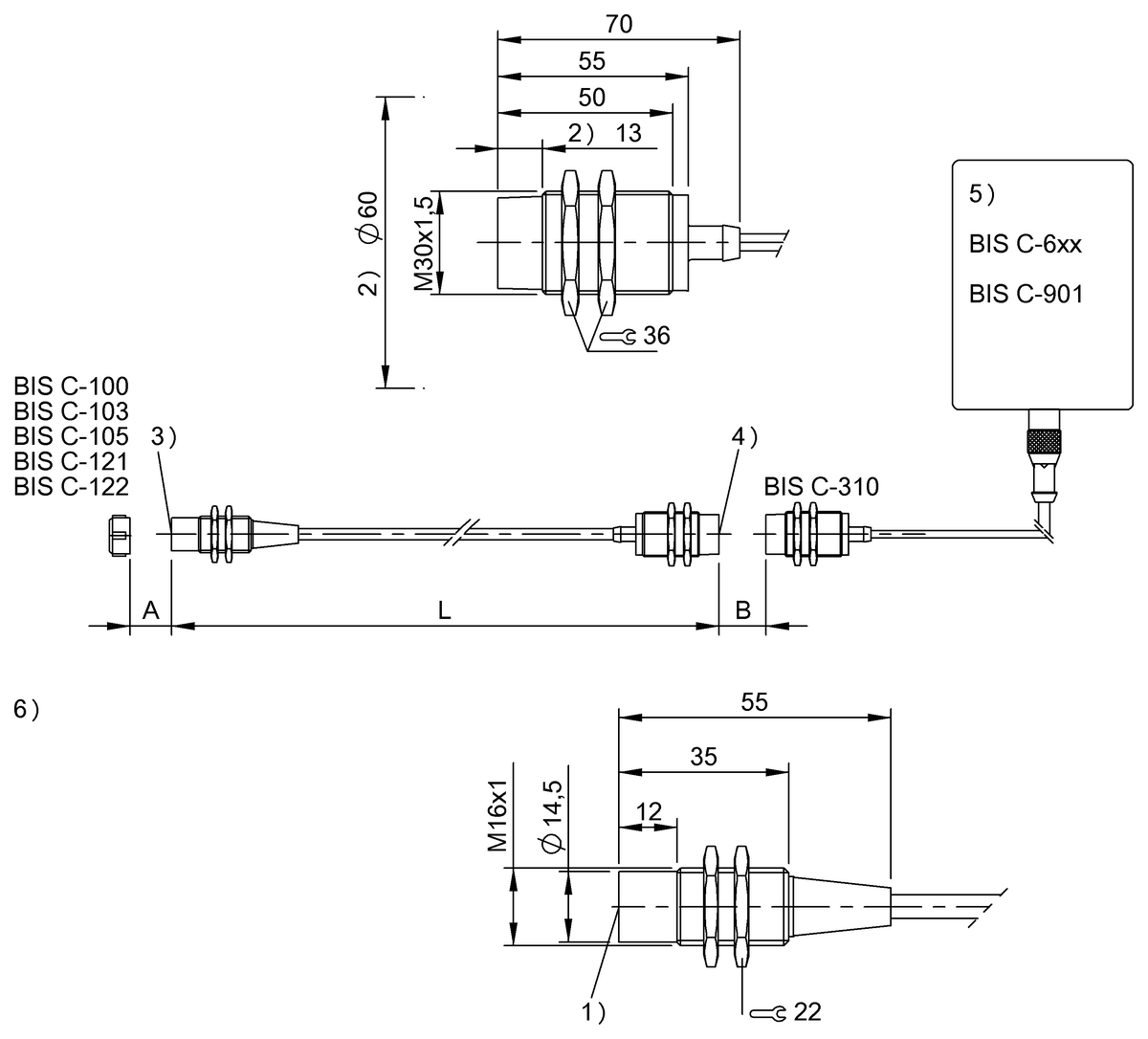 RFID LF Datenkoppler (70/455 kHz)