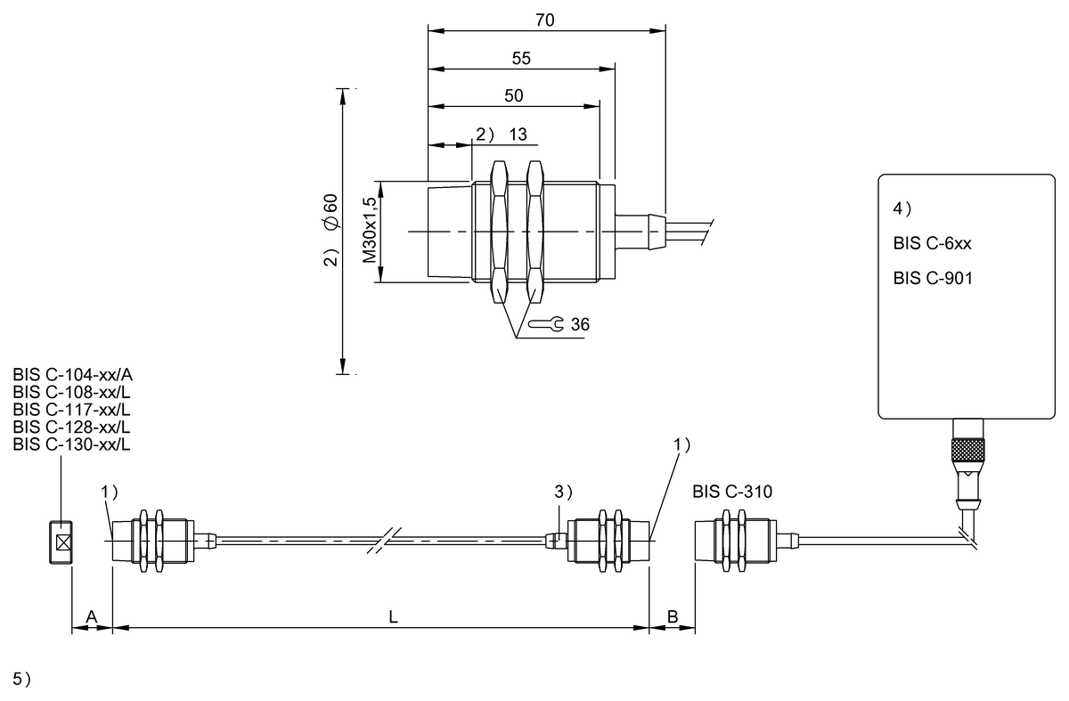 RFID LF Datenkoppler (70/455 kHz)