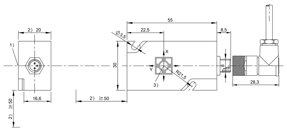 RFID LF-Reader (70/455 kHz)