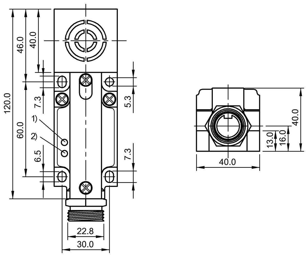 Inductive proximity switches and proximity sensors