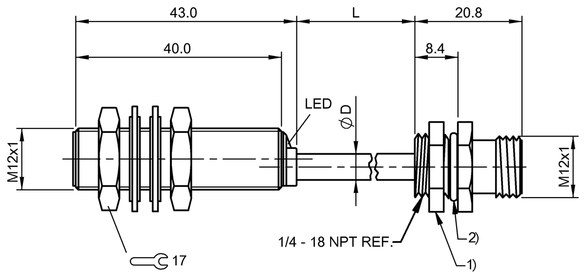 Czujniki indukcyjne zbliżeniowe