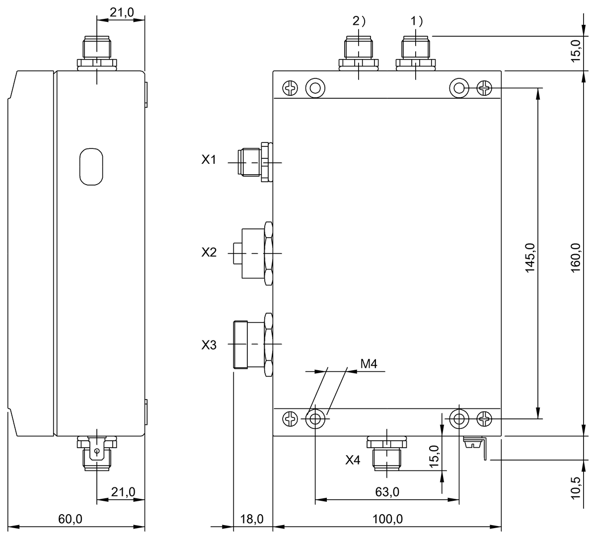 RFID LF評価ユニット（70/455 kHz）