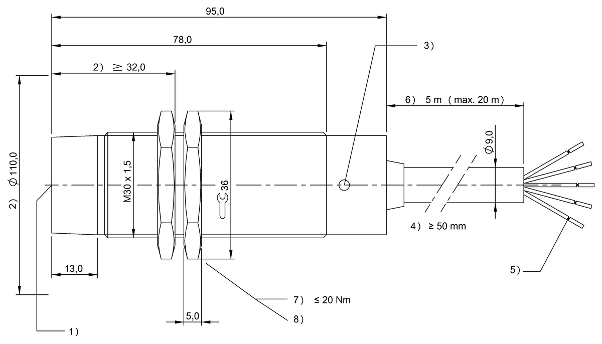 LF-Schreib-/Leseköpfe (70/455 kHz) mit integrierter Auswerteeinheit