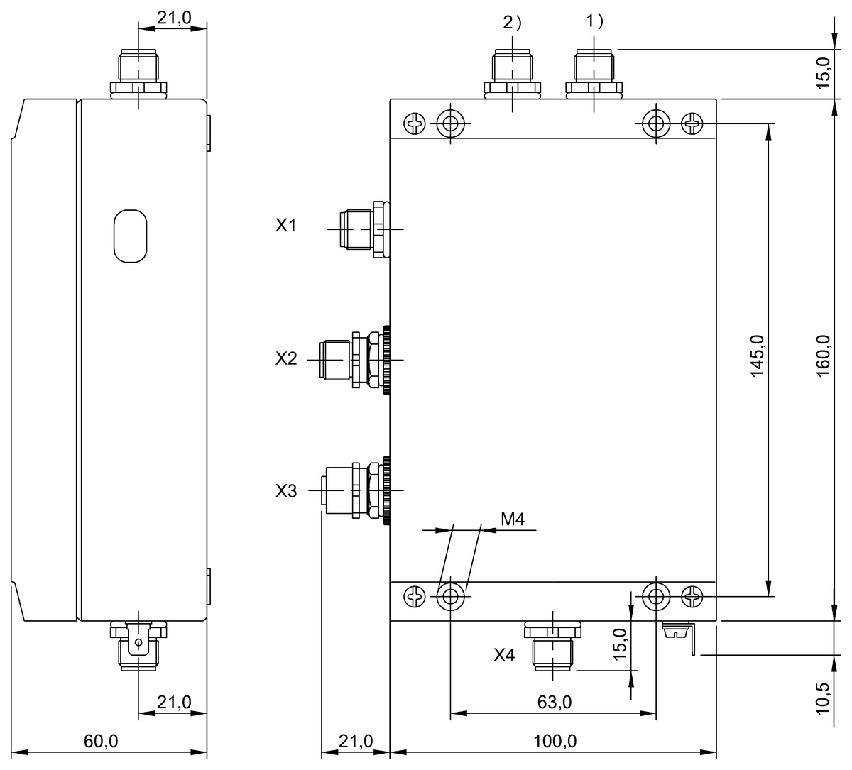 Unités d'évaluation RFID LF (70/455 kHz)