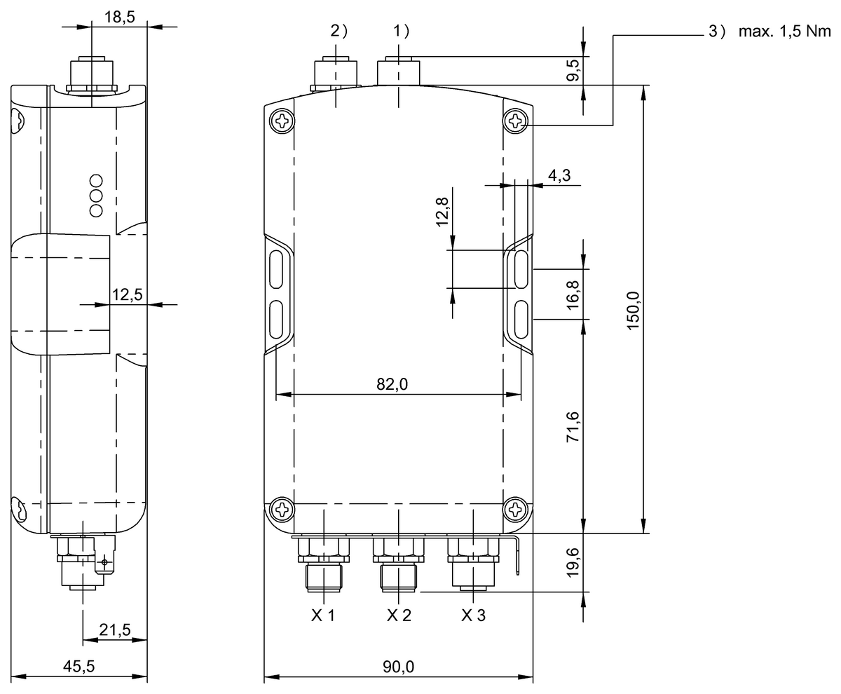 RFID HF değerlendirme üniteleri (13.56 MHz)