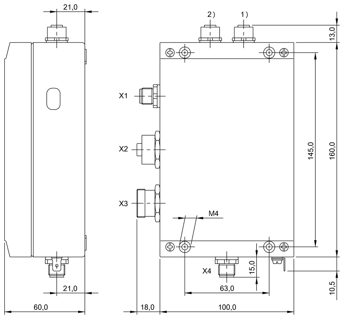 RFID HF Auswerteeinheiten (13,56 MHz)