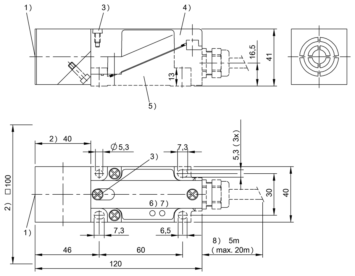 LF-Schreib-/Leseköpfe (125 kHz) mit integrierter Auswerteeinheit