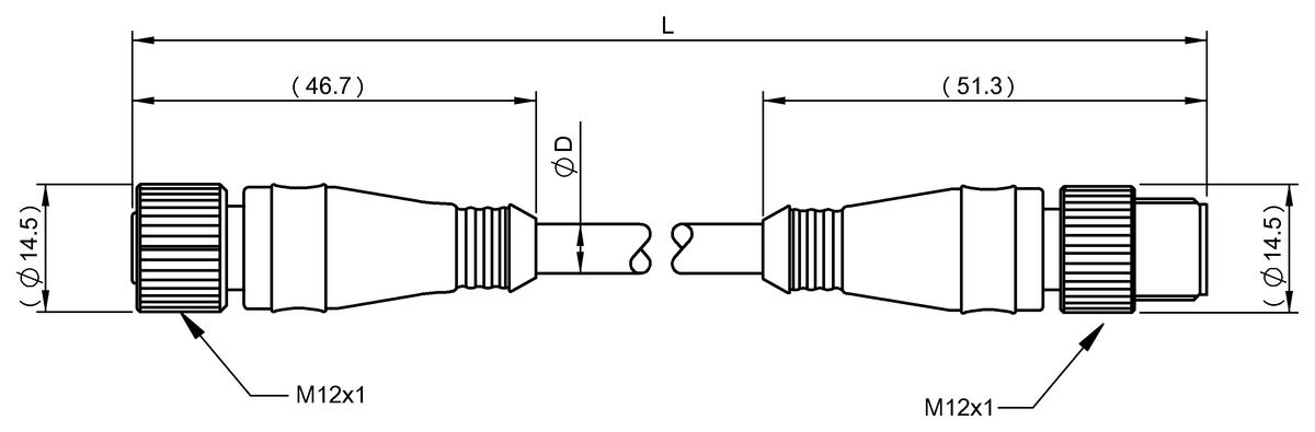 Double-ended cordsets
