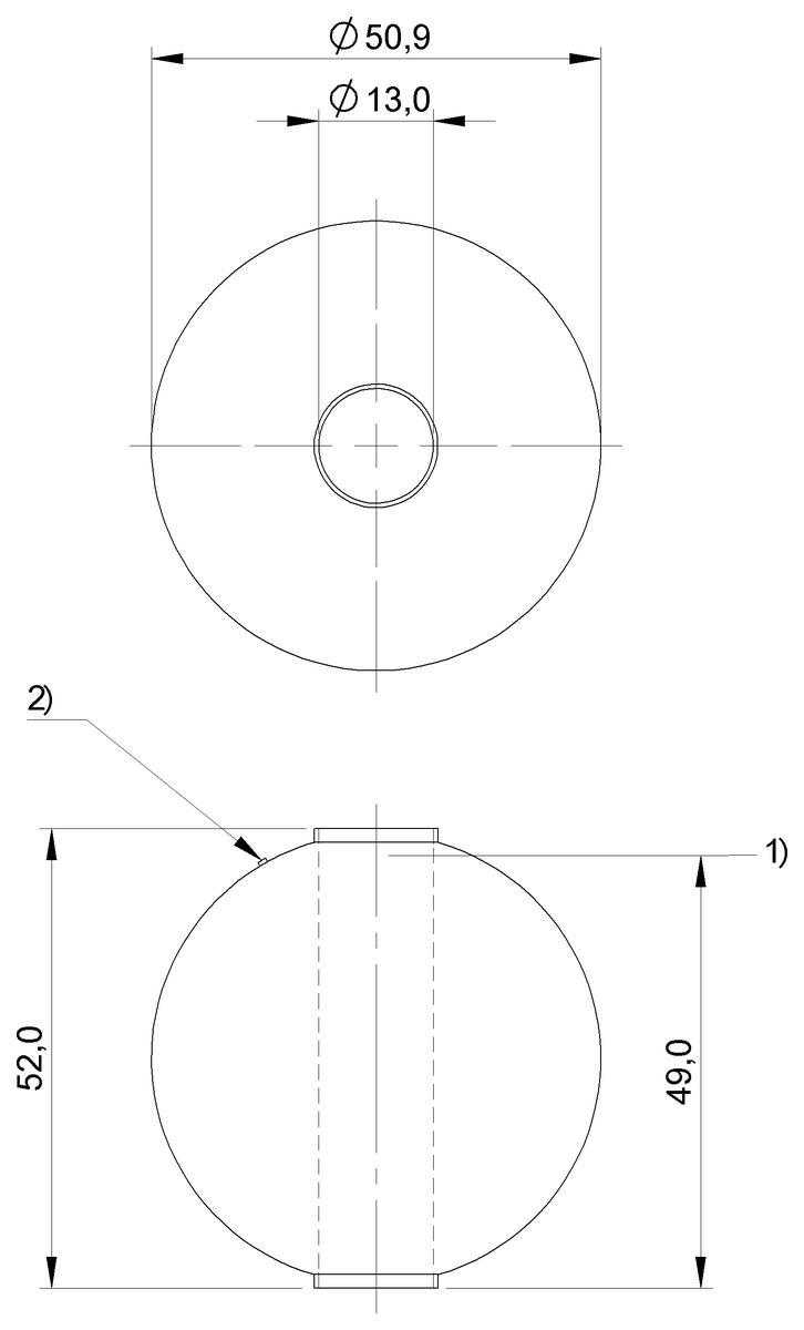 Trasduttore di posizione per forma a barra
