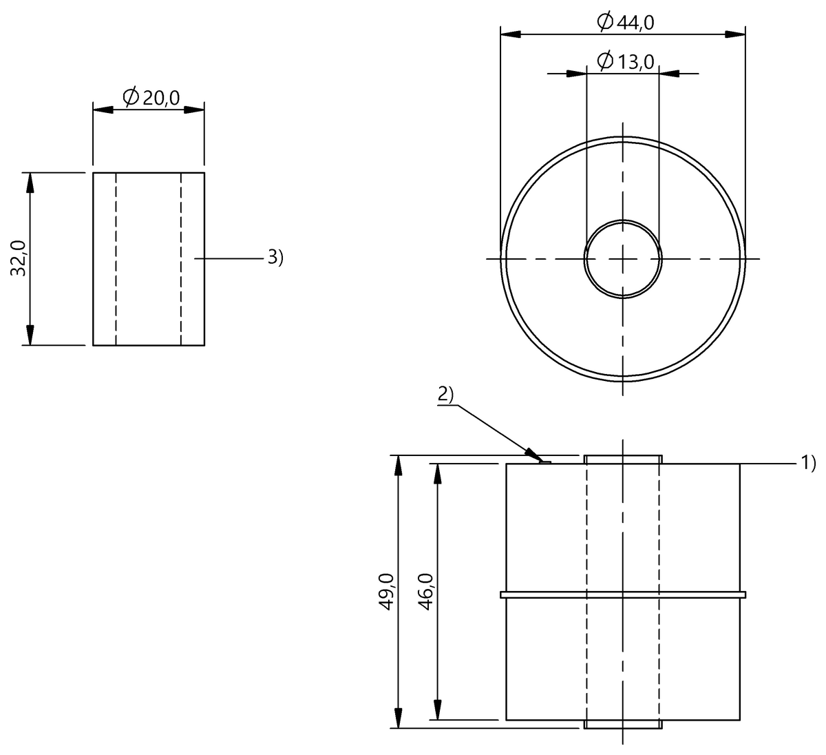 Magnet for rod style