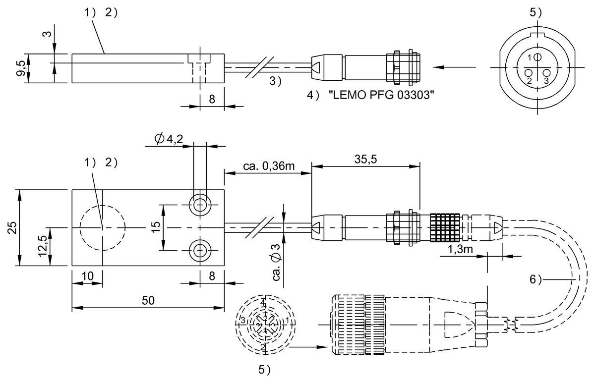RFID LF Okuyucu (70/455 kHz)