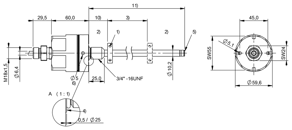 Robust magnetostrictive linear position sensors