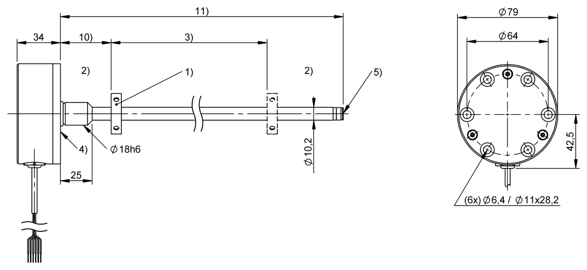 Robust magnetostrictive linear position sensors