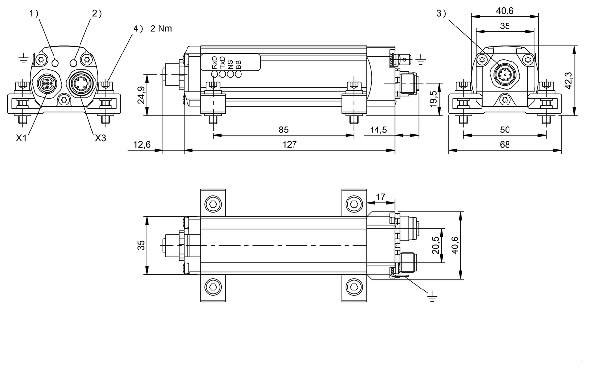Unités d'évaluation RFID HF (13,56 MHz)
