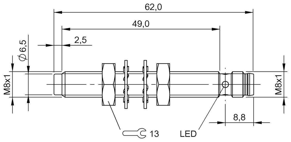 Inductive proximity switches and proximity sensors